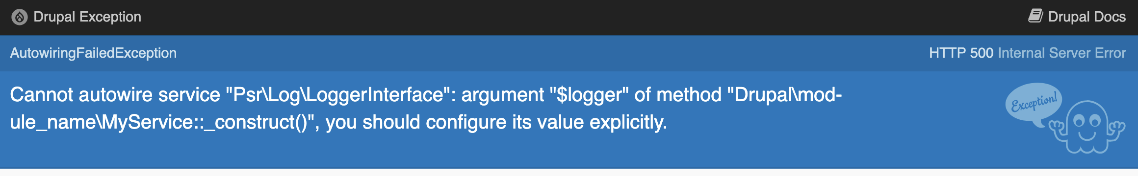 Exception thrown when multiple services match the type hint