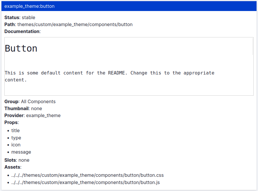 The SDC data collector in the WebProfiler dashboard